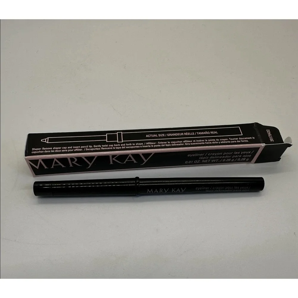 MARY KAY LIQUID EYE SHADOW LIGHT BEAM And Black‎ Eyeliner